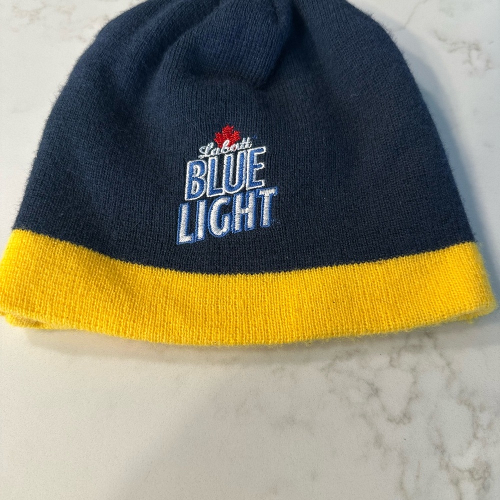 NHL Blue and Yellow Beanie Hat - Picture 3 of 6